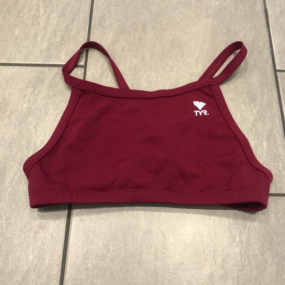 TYR Other - TYR Womens Bikini Top Swimsuit Burgundy Size M